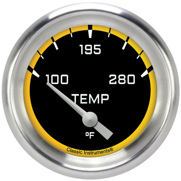 Classic Instruments Classic Instruments Auto Cross Yellow Series Gauges AX226YAPF-02 Autofit