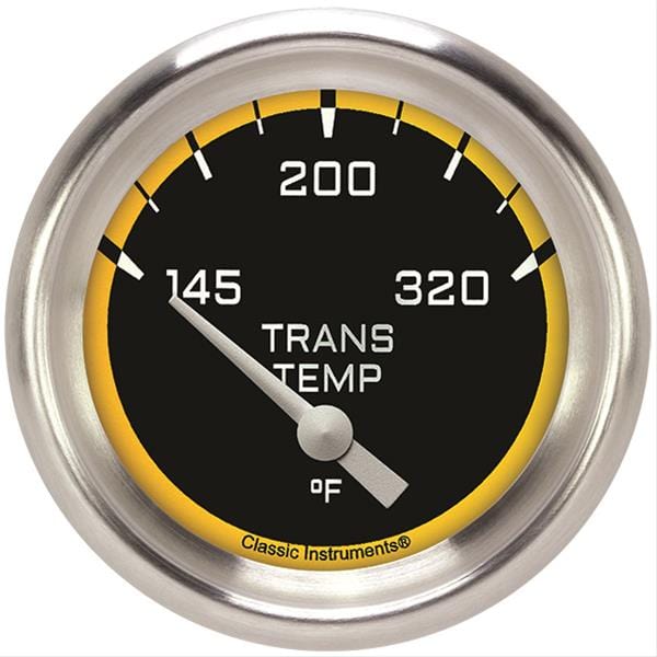 Classic Instruments Classic Instruments Auto Cross Yellow Series Gauges AX227YAPF Autofit