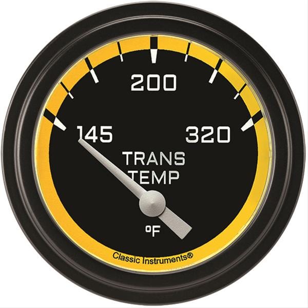Classic Instruments Classic Instruments Auto Cross Yellow Series Gauges AX227YBLF Autofit