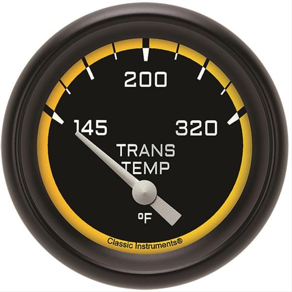 Classic Instruments Classic Instruments Auto Cross Yellow Series Gauges AX227YBPF Autofit