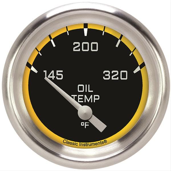Classic Instruments Classic Instruments Auto Cross Yellow Series Gauges AX228YAPF Autofit