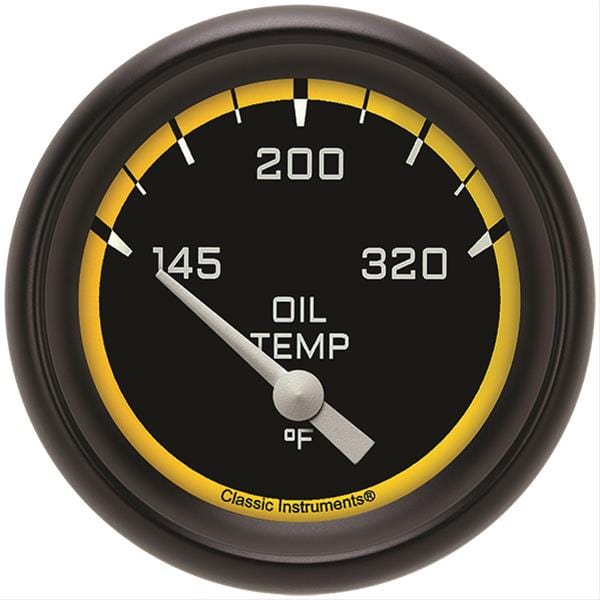 Classic Instruments Classic Instruments Auto Cross Yellow Series Gauges AX228YBPF Autofit