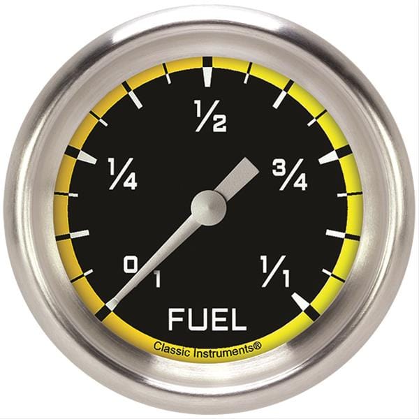 Classic Instruments Classic Instruments Auto Cross Yellow Series Gauges AX309YAPF Autofit