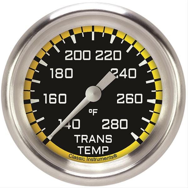 Classic Instruments Classic Instruments Auto Cross Yellow Series Gauges AX327YAPF Autofit
