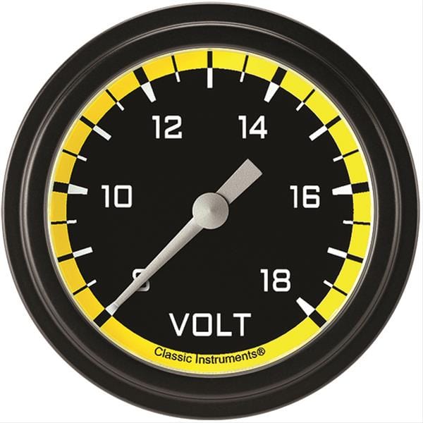 Classic Instruments Classic Instruments Auto Cross Yellow Series Gauges AX330YBLF Autofit