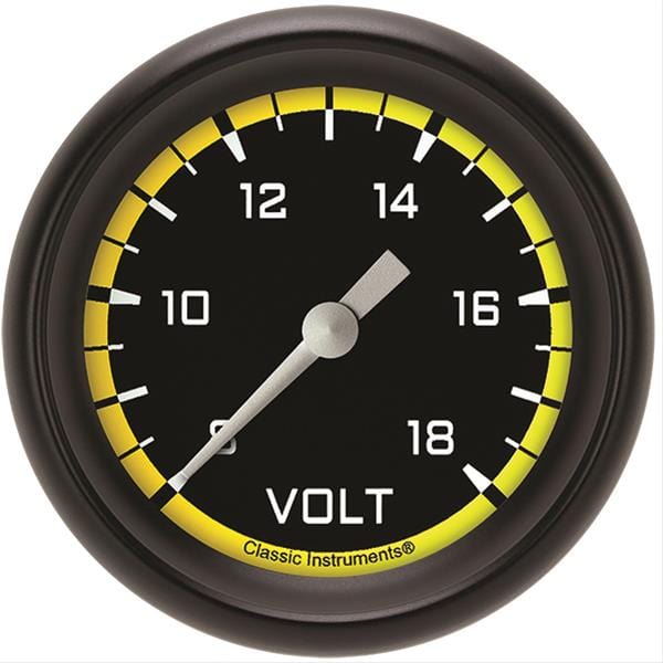 Classic Instruments Classic Instruments Auto Cross Yellow Series Gauges AX330YBPF Autofit