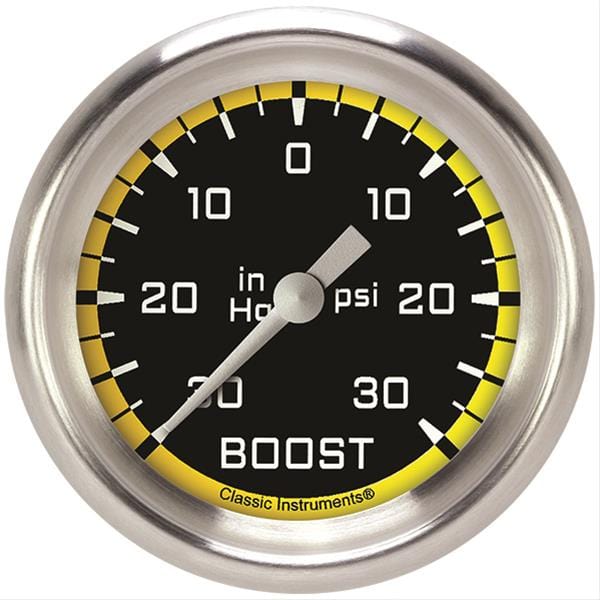 Classic Instruments Classic Instruments Auto Cross Yellow Series Gauges AX341YAPF Autofit