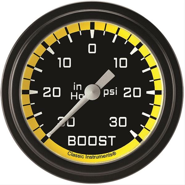 Classic Instruments Classic Instruments Auto Cross Yellow Series Gauges AX341YBLF Autofit