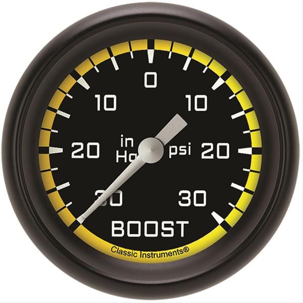 Classic Instruments Classic Instruments Auto Cross Yellow Series Gauges AX341YBPF Autofit