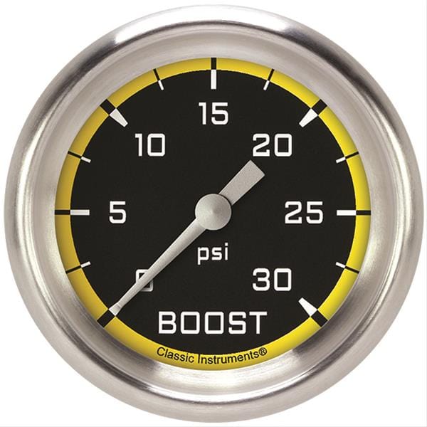 Classic Instruments Classic Instruments Auto Cross Yellow Series Gauges AX342YAPF Autofit