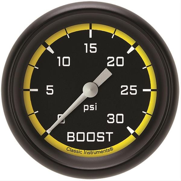Classic Instruments Classic Instruments Auto Cross Yellow Series Gauges AX342YBPF Autofit