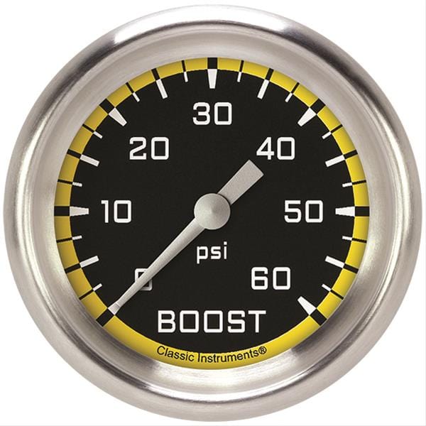 Classic Instruments Classic Instruments Auto Cross Yellow Series Gauges AX343YAPF Autofit