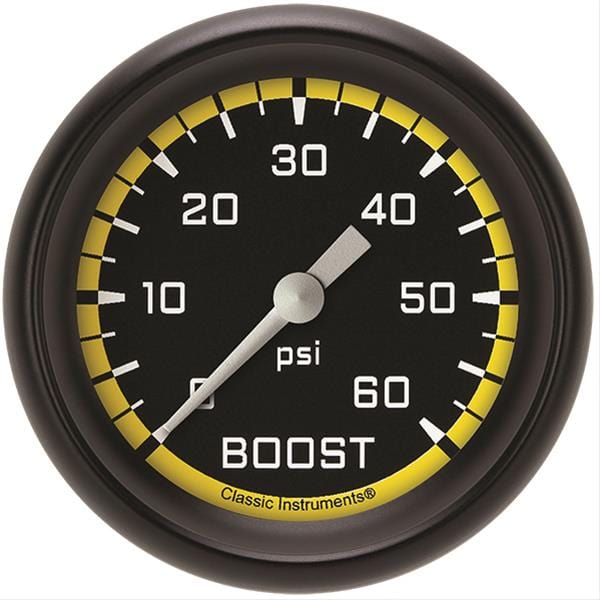 Classic Instruments Classic Instruments Auto Cross Yellow Series Gauges AX343YBPF Autofit