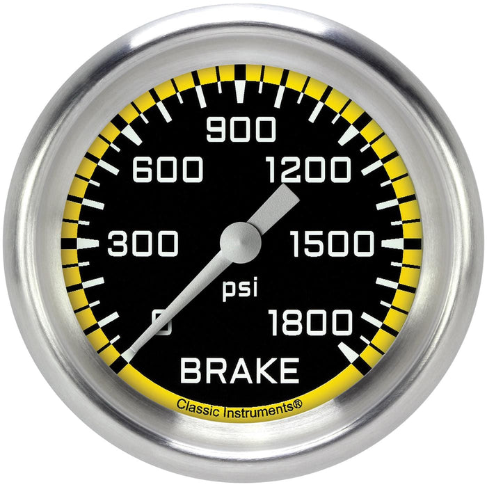 Classic Instruments Classic Instruments Auto Cross Yellow Series Gauges AX367YAPF Autofit