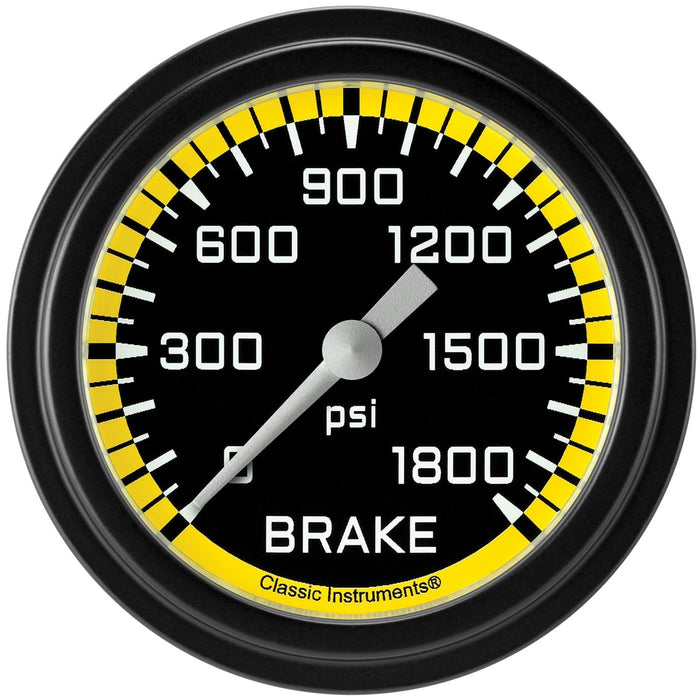 Classic Instruments Classic Instruments Auto Cross Yellow Series Gauges AX367YBLF Autofit