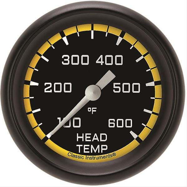 Classic Instruments Classic Instruments Auto Cross Yellow Series Gauges AX397YBPF Autofit