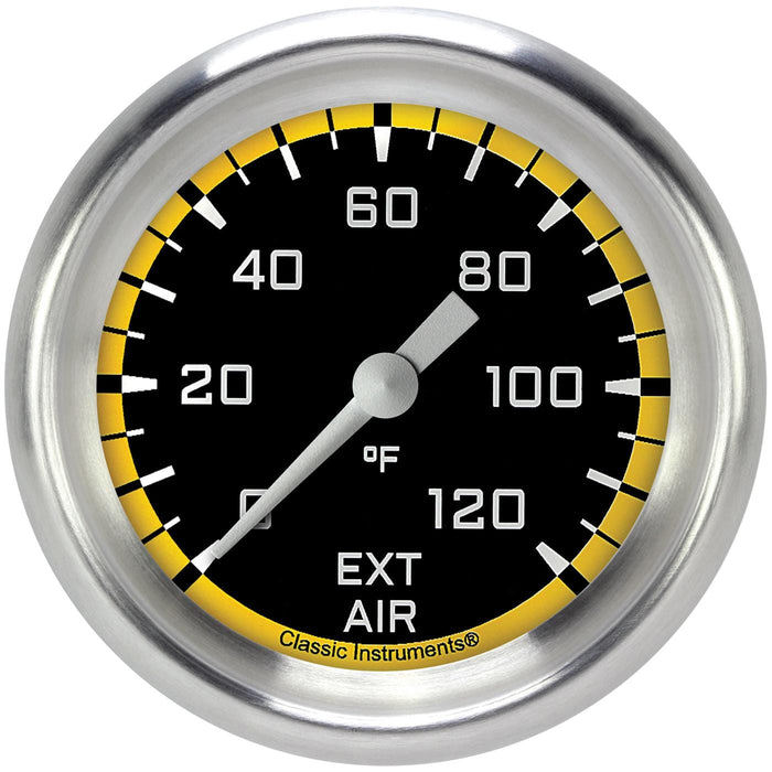 Classic Instruments Classic Instruments Auto Cross Yellow Series Gauges AX399YAPF Autofit