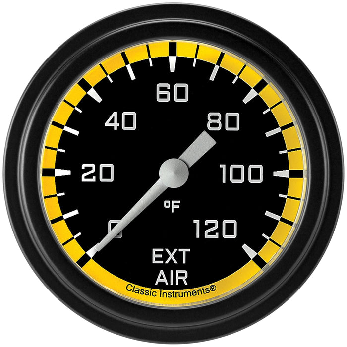 Classic Instruments Classic Instruments Auto Cross Yellow Series Gauges AX399YBLF Autofit