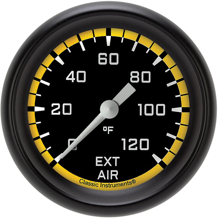 Classic Instruments Classic Instruments Auto Cross Yellow Series Gauges AX399YBPF Autofit