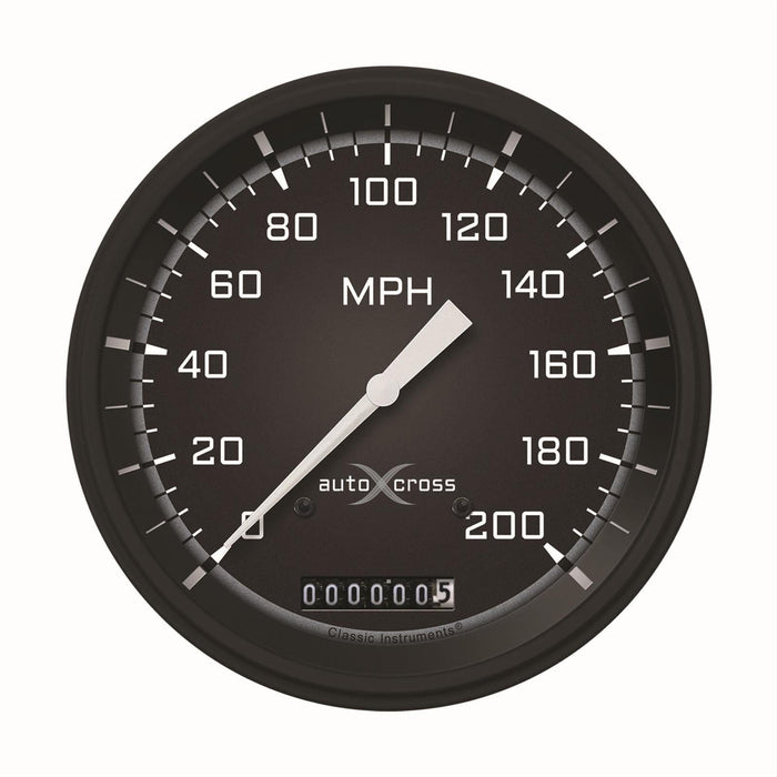 Classic Instruments Classic Instruments Auto Cross Yellow Series Speedometers AX56GBLF Autofit