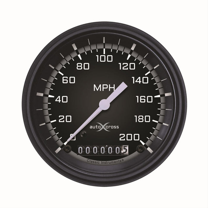 Classic Instruments Classic Instruments Auto Cross Yellow Series Speedometers AX57GBLF Autofit