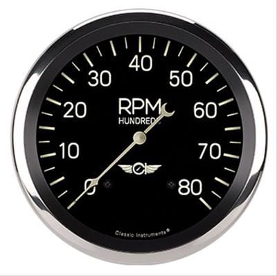 Classic Instruments Classic Instruments Classic Series Tachometers CL71SRC Autofit