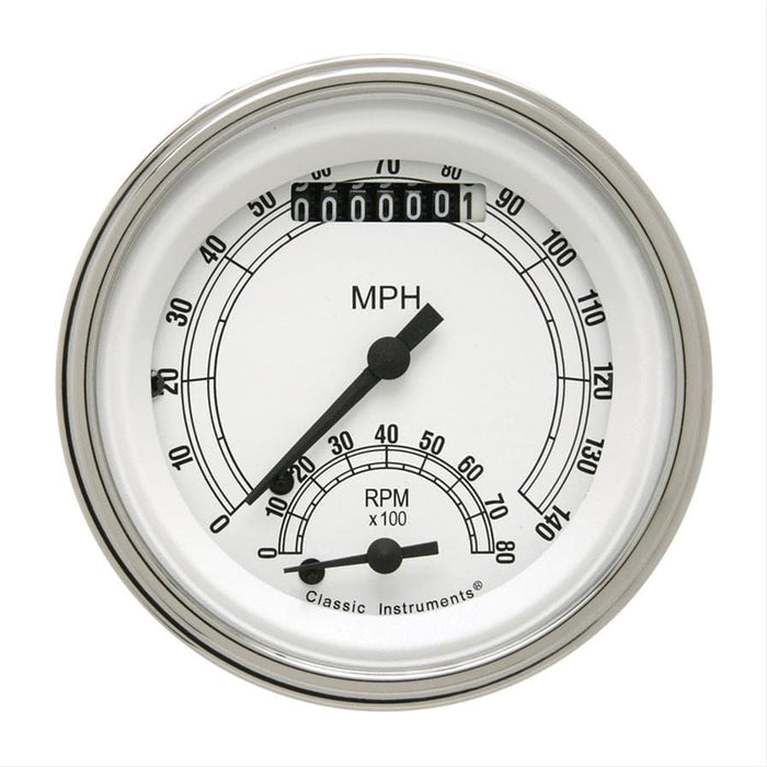 Classic Instruments Classic Instruments Classic White Series Gauge Sets CW20SLF Autofit