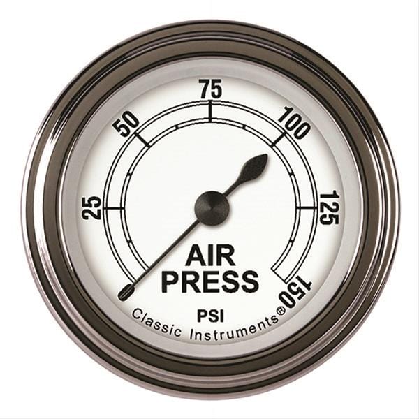 Classic Instruments Classic Instruments Classic White Series Gauges CW118SLF Autofit