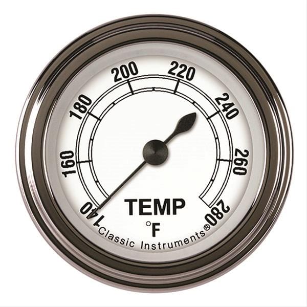 Classic Instruments Classic Instruments Classic White Series Gauges CW126SLF-04 Autofit