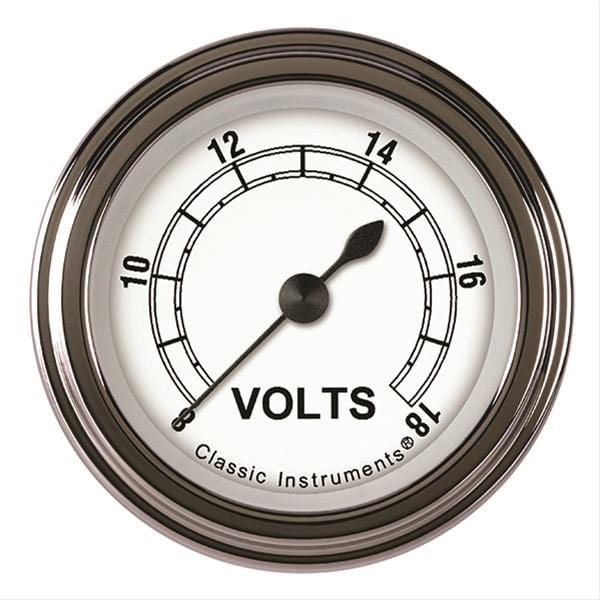 Classic Instruments Classic Instruments Classic White Series Gauges CW130SLF Autofit