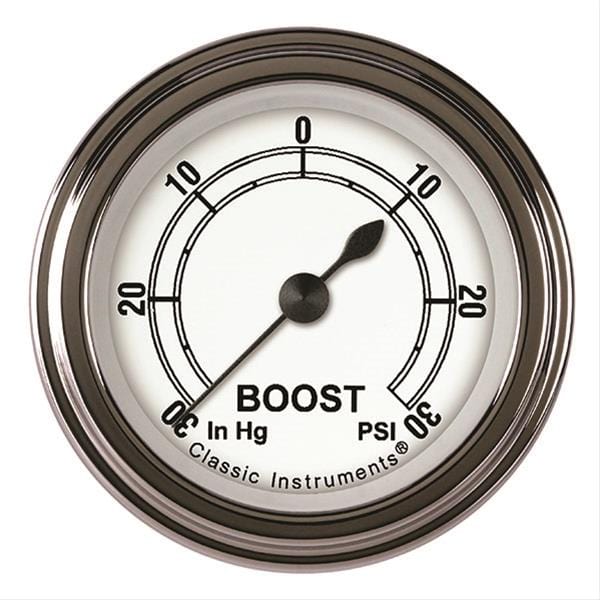 Classic Instruments Classic Instruments Classic White Series Gauges CW141SLF Autofit