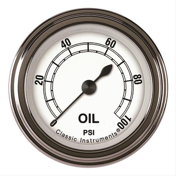 Classic Instruments Classic Instruments Classic White Series Gauges CW181SLF Autofit