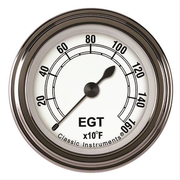 Classic Instruments Classic Instruments Classic White Series Gauges CW198SLF Autofit