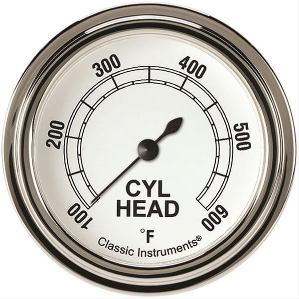 Classic Instruments Classic Instruments Classic White Series Gauges CW397SLF Autofit