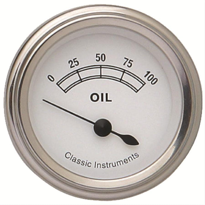 Classic Instruments Classic Instruments Classic White Series Gauges CW81SLC Autofit