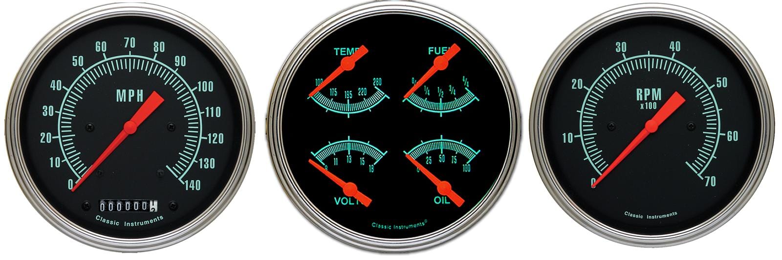 Classic Instruments Classic Instruments G-Stock Series Gauge Sets GS53SLF Autofit