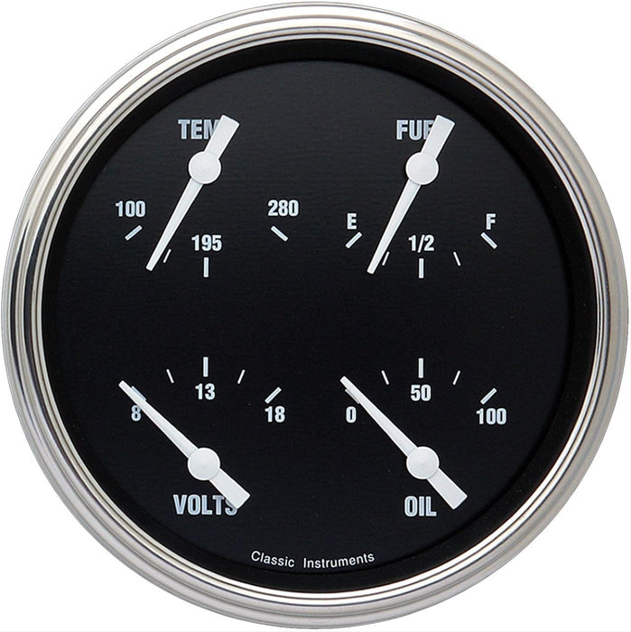 Classic Instruments Classic Instruments Hot Rod Series Gauge Sets HR75SLC Autofit