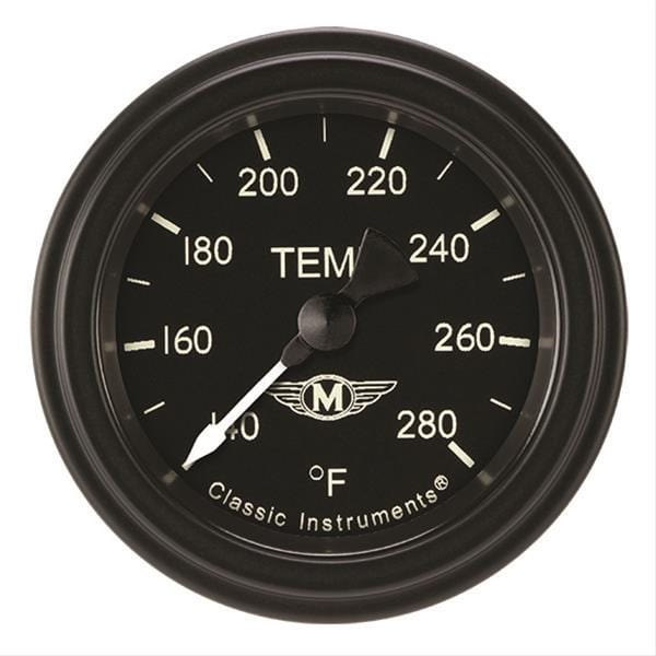 Classic Instruments Classic Instruments Moal Bomber Series Gauges MA126BLF-02 Autofit