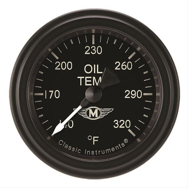 Classic Instruments Classic Instruments Moal Bomber Series Gauges MA128BLF Autofit