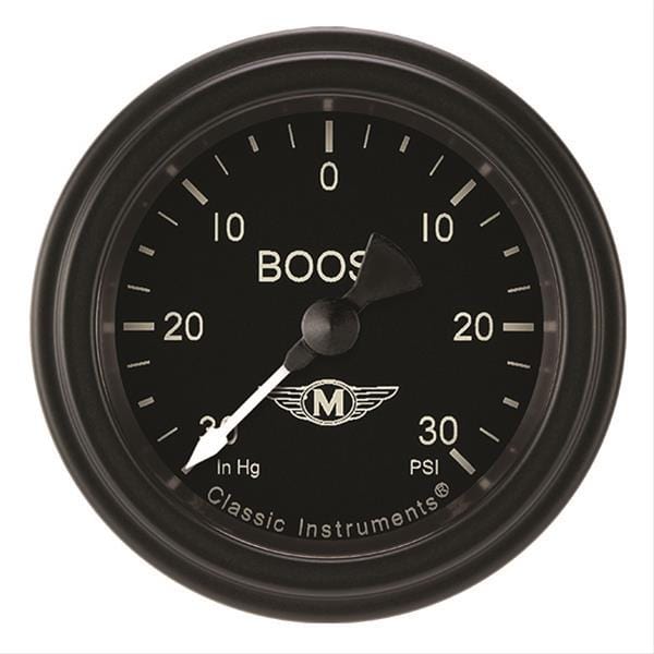 Classic Instruments Classic Instruments Moal Bomber Series Gauges MA141BLF Autofit