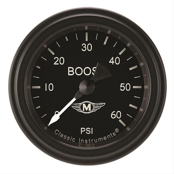 Classic Instruments Classic Instruments Moal Bomber Series Gauges MA143BLF Autofit