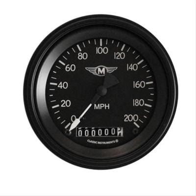 Classic Instruments Classic Instruments Moal Bomber Series Speedometers MA57BLF Autofit