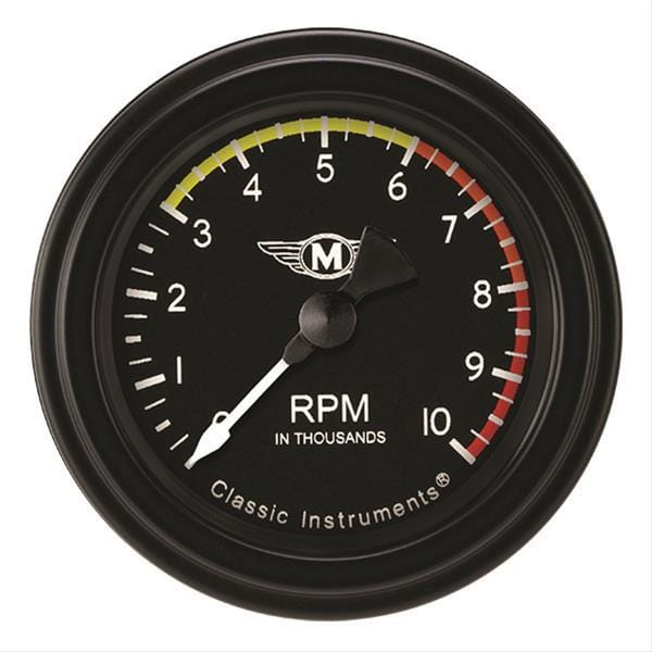 Classic Instruments Classic Instruments Moal Bomber Series Tachometers MA183BLF Autofit