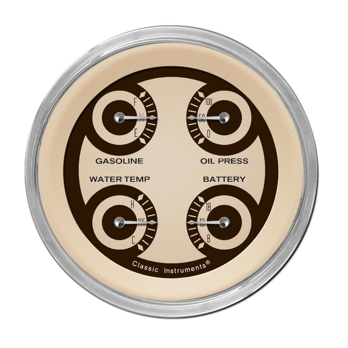 Classic Instruments Classic Instruments Nostalgia VT Series Gauge Sets NT76SHC Autofit