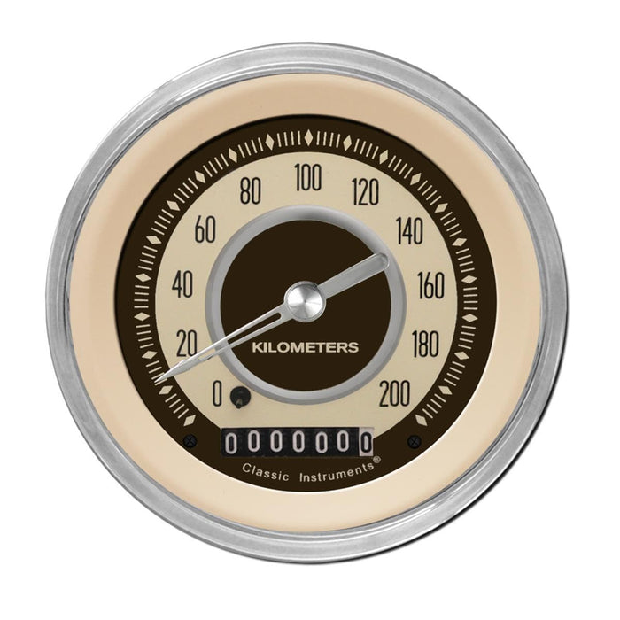 Classic Instruments Classic Instruments Nostalgia VT Series Speedometers NT59SHC Autofit