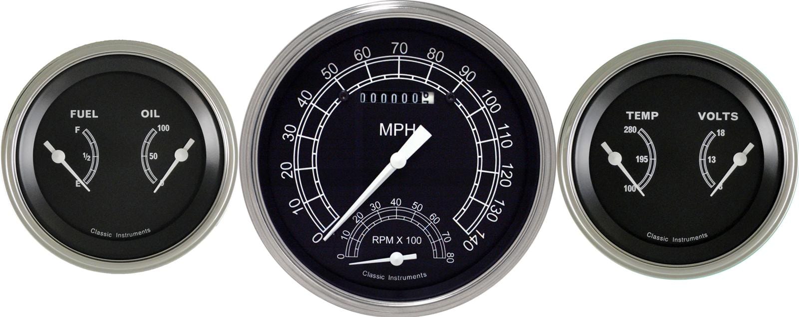 Classic Instruments Classic Instruments Traditional Series Gauge Sets TR61SLC Autofit