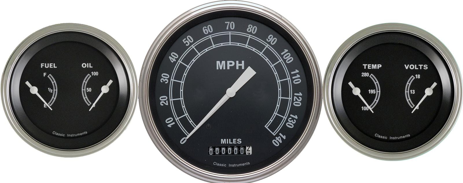 Classic Instruments Classic Instruments Traditional Series Gauge Sets TR64SLC Autofit