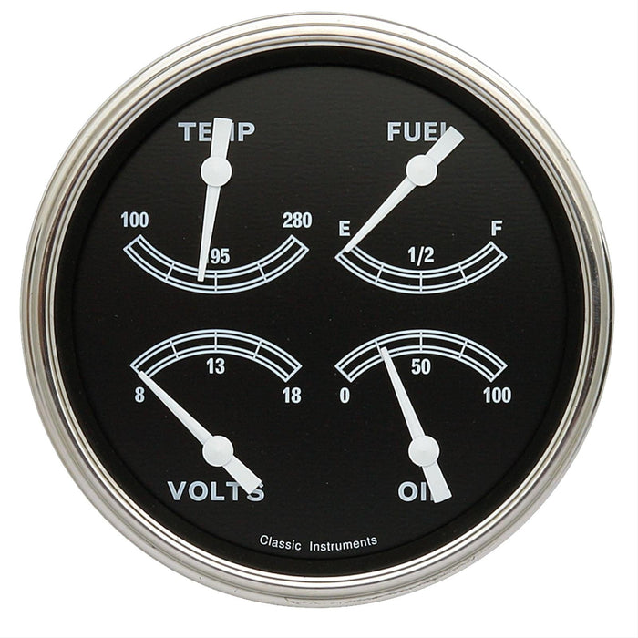 Classic Instruments Classic Instruments Traditional Series Gauge Sets TR75SLC Autofit