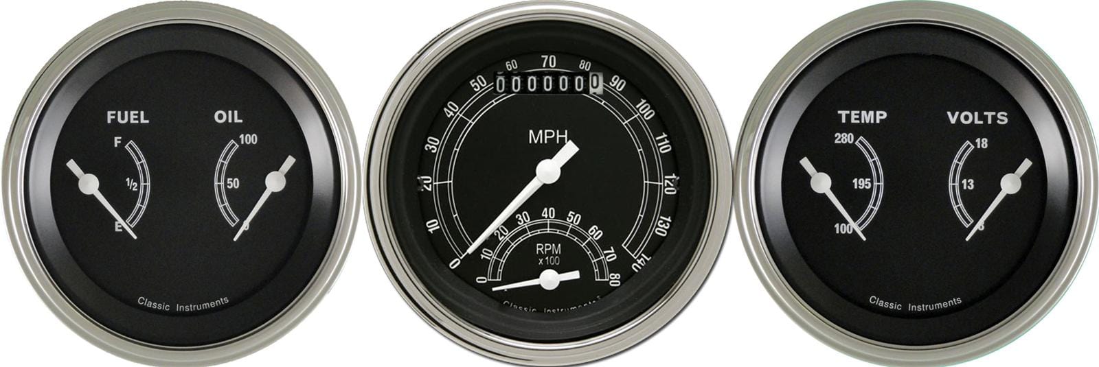 Classic Instruments Classic Instruments Traditional Series Gauges TR34SLC Autofit