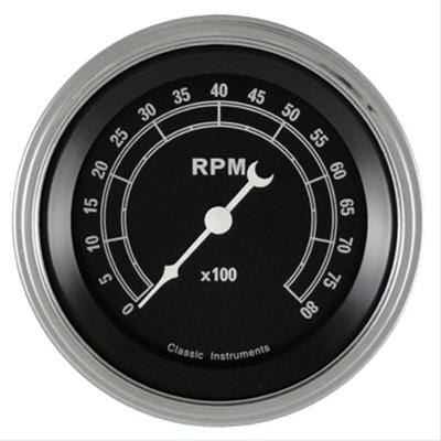 Classic Instruments Classic Instruments Traditional Series Tachometers TR80SLF Autofit